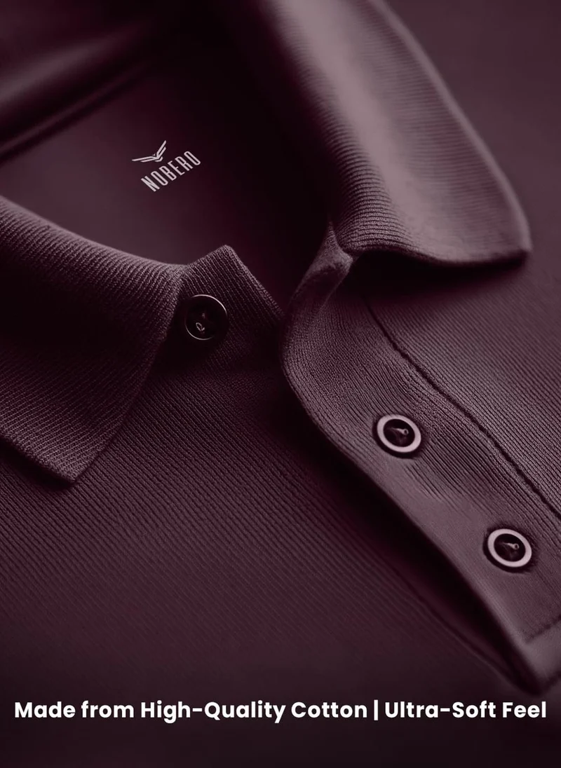 نوبيرو تيشيرت بولو رجالي نوبرو كلاسيكي كاجوال للاستخدام اليومي